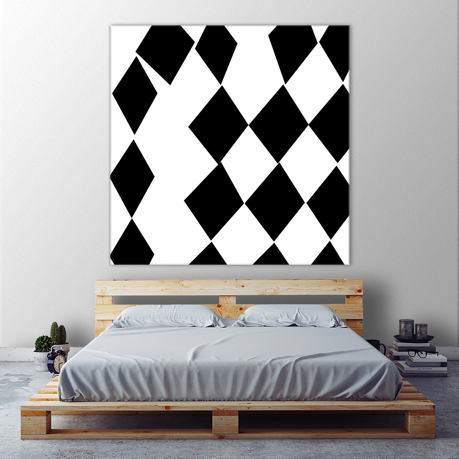 Black and White Harlequin by Katie Lawrence on GIANT ART - white digital drawing