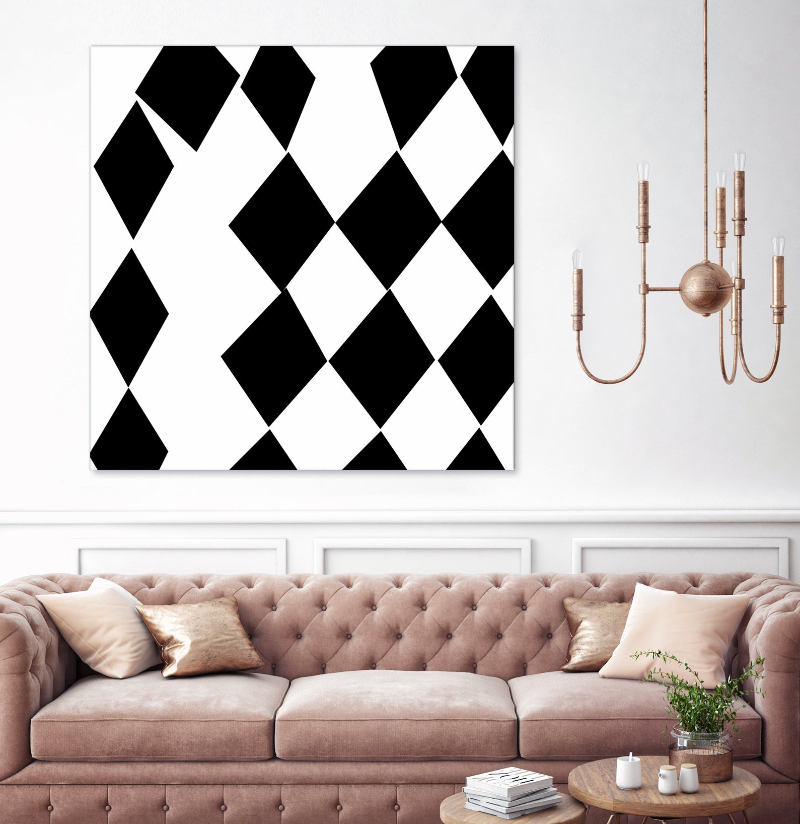 Black and White Harlequin by Katie Lawrence on GIANT ART - white digital drawing