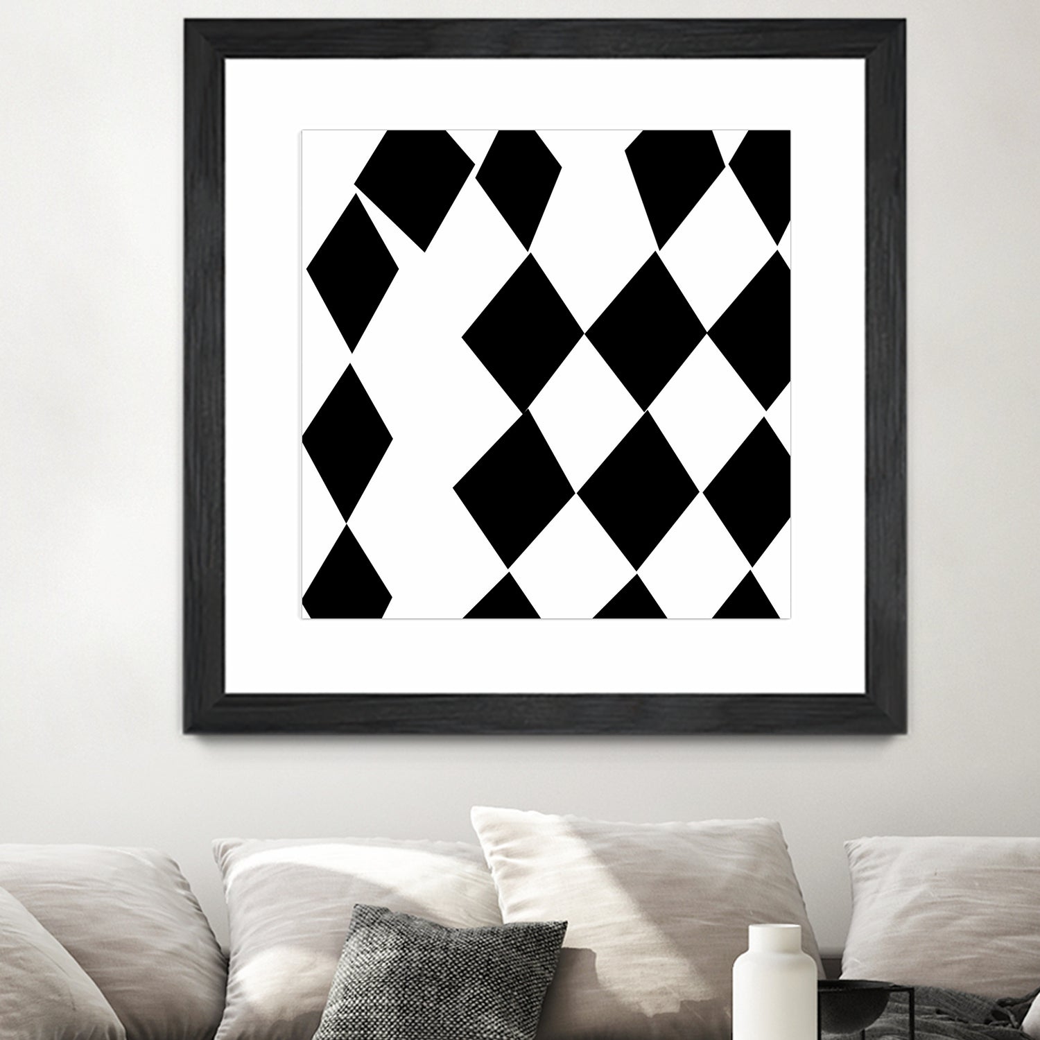 Black and White Harlequin by Katie Lawrence on GIANT ART - white digital drawing