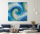 Wave to Van Gogh by David Manlove on GIANT ART - blue digital painting