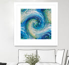 Wave to Van Gogh by David Manlove on GIANT ART - blue digital painting