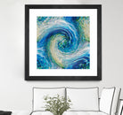 Wave to Van Gogh by David Manlove on GIANT ART - blue digital painting