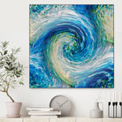 Wave to Van Gogh by David Manlove on GIANT ART - blue digital painting