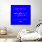 France Gall - Débranche by Amandine Lisoir on GIANT ART - blue typography