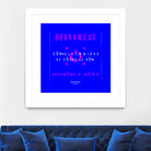 France Gall - Débranche by Amandine Lisoir on GIANT ART - blue typography