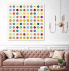 Vintage and Colourful Circles by Jean-christophe Tabary on GIANT ART - yellow digital drawing