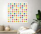 Vintage and Colourful Circles by Jean-christophe Tabary on GIANT ART - yellow digital drawing