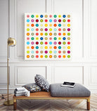 Vintage and Colourful Circles by Jean-christophe Tabary on GIANT ART - yellow digital drawing