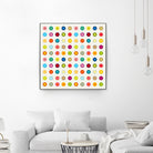 Vintage and Colourful Circles by Jean-christophe Tabary on GIANT ART - yellow digital drawing