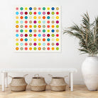 Vintage and Colourful Circles by Jean-christophe Tabary on GIANT ART - yellow digital drawing