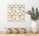 Vintage and Colourful Circles by Jean-christophe Tabary on GIANT ART - yellow digital drawing