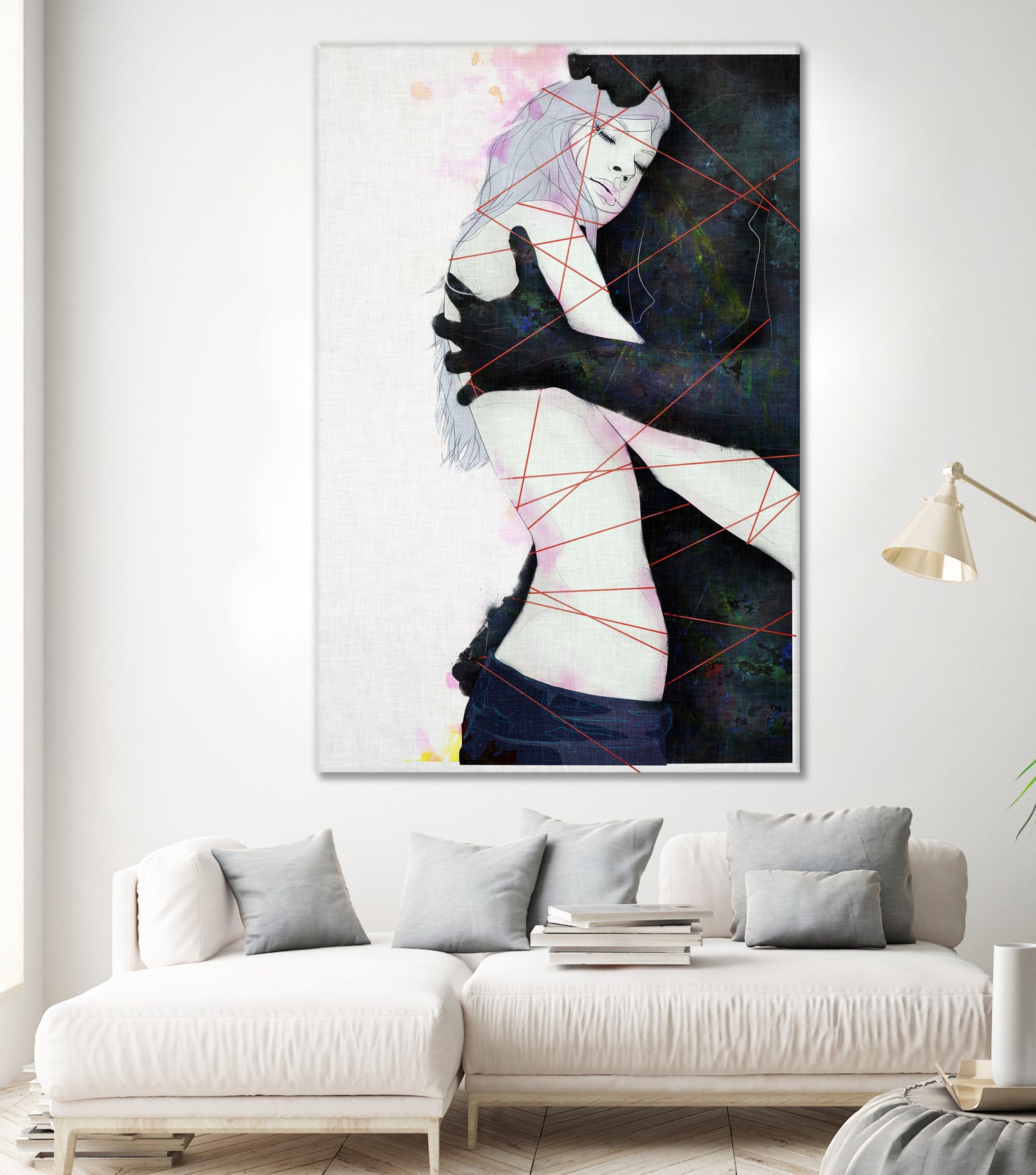 lovers by Yuichi Suzuki on GIANT ART - gray digital drawing