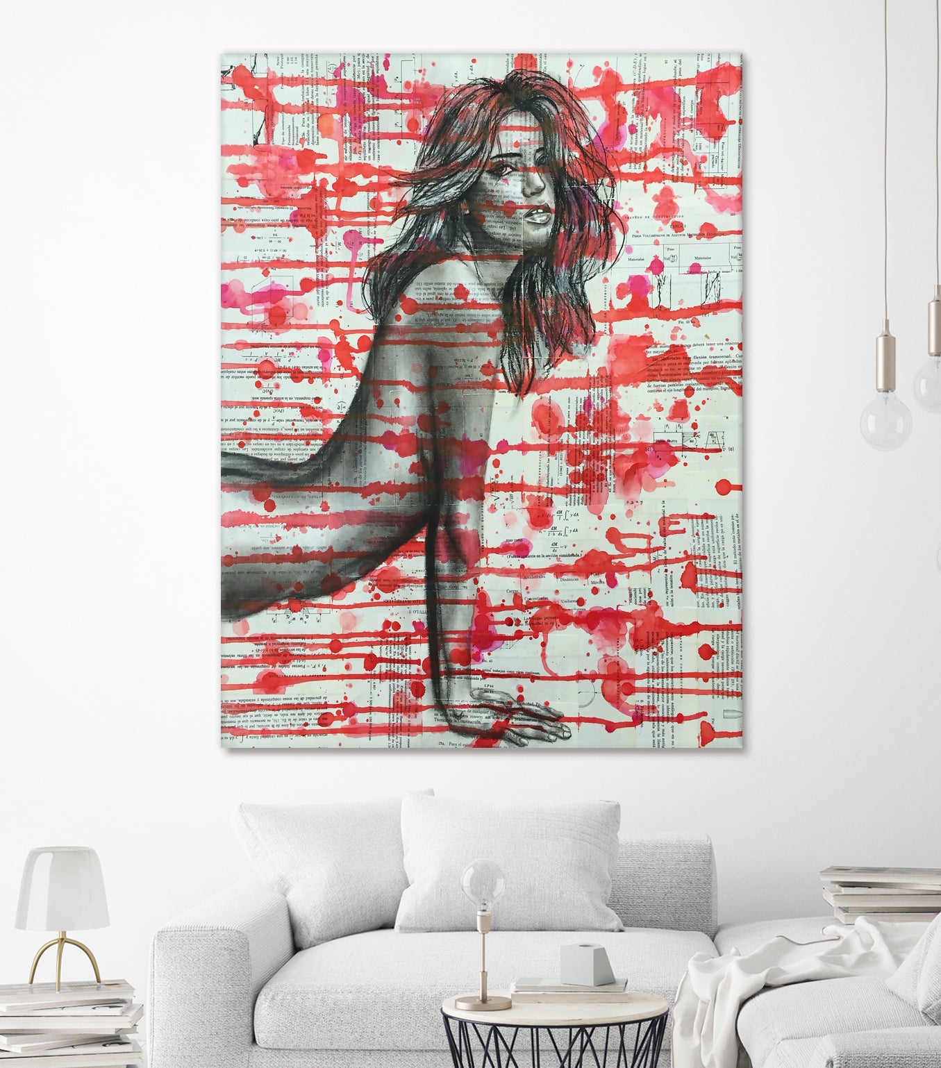 foundme by eugenia retana on GIANT ART - white mixed media