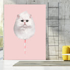 COTTON CANDY CAT by Jonas Loose on GIANT ART - pink photo manipulation