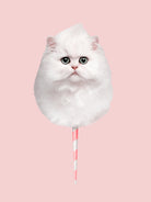 COTTON CANDY CAT by Jonas Loose on GIANT ART - pink photo manipulation