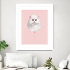 COTTON CANDY CAT by Jonas Loose on GIANT ART - pink photo manipulation