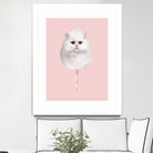 COTTON CANDY CAT by Jonas Loose on GIANT ART - pink photo manipulation