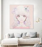 Cosmic Spring by Kaoru Hasegawa on GIANT ART - pink digital painting