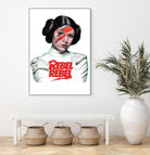 LEIA REBEL REBEL by Mike Tyau on GIANT ART - white digital painting