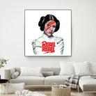 LEIA REBEL REBEL by Mike Tyau on GIANT ART - white digital painting