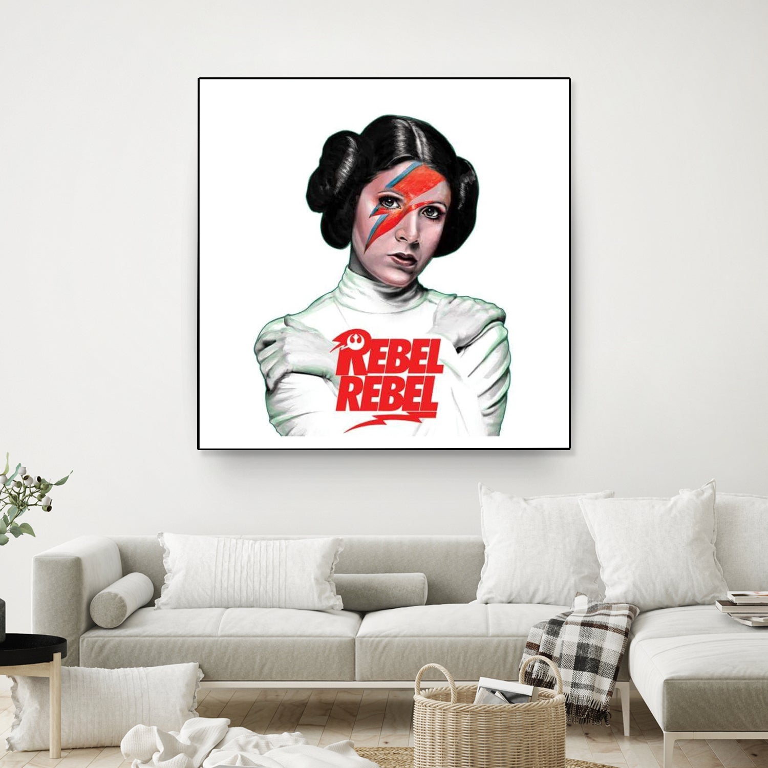 LEIA REBEL REBEL by Mike Tyau on GIANT ART - white digital painting