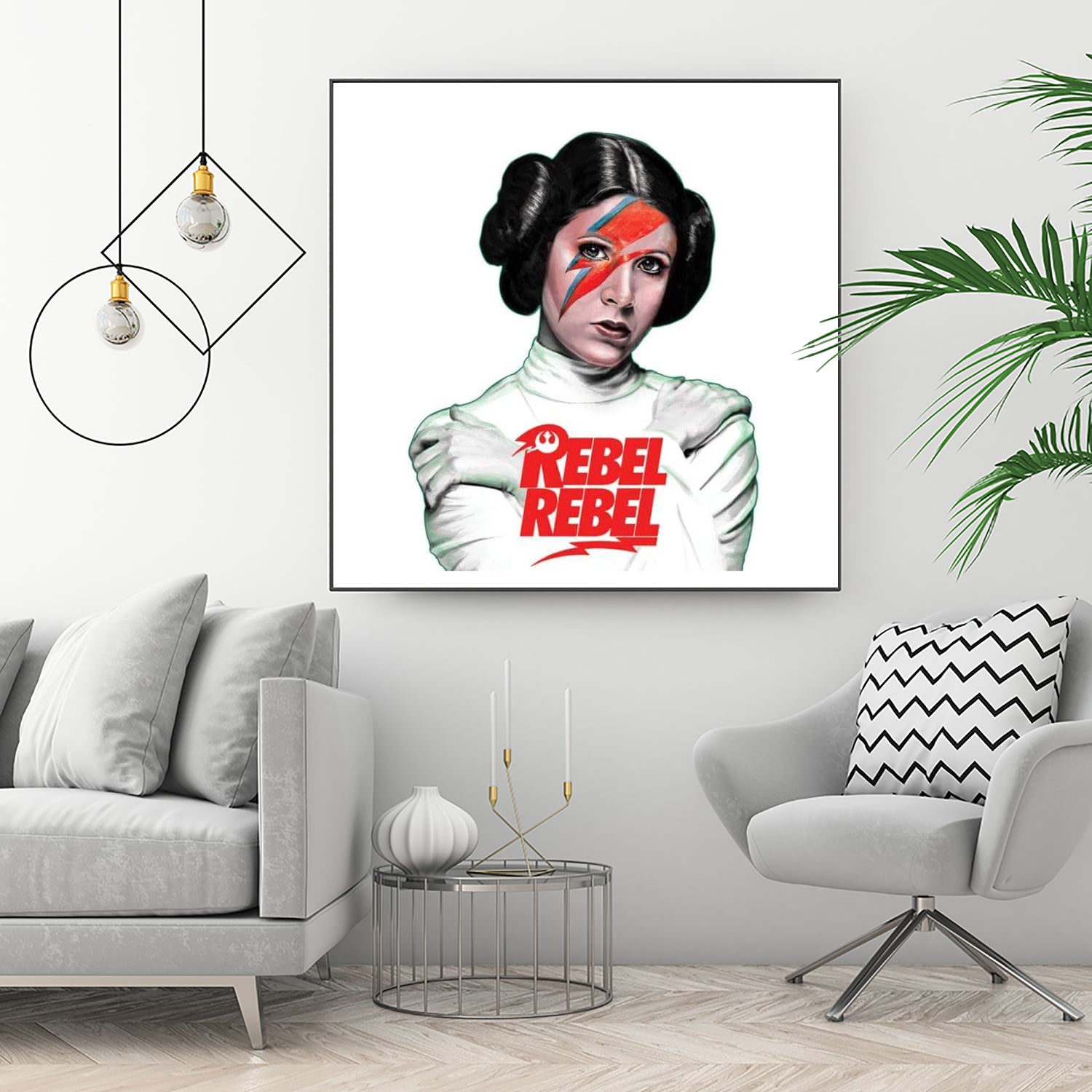 LEIA REBEL REBEL by Mike Tyau on GIANT ART - white digital painting