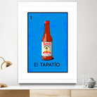 El Tapatío by Pablo Olmos-Garcia on GIANT ART - blue vector illustration