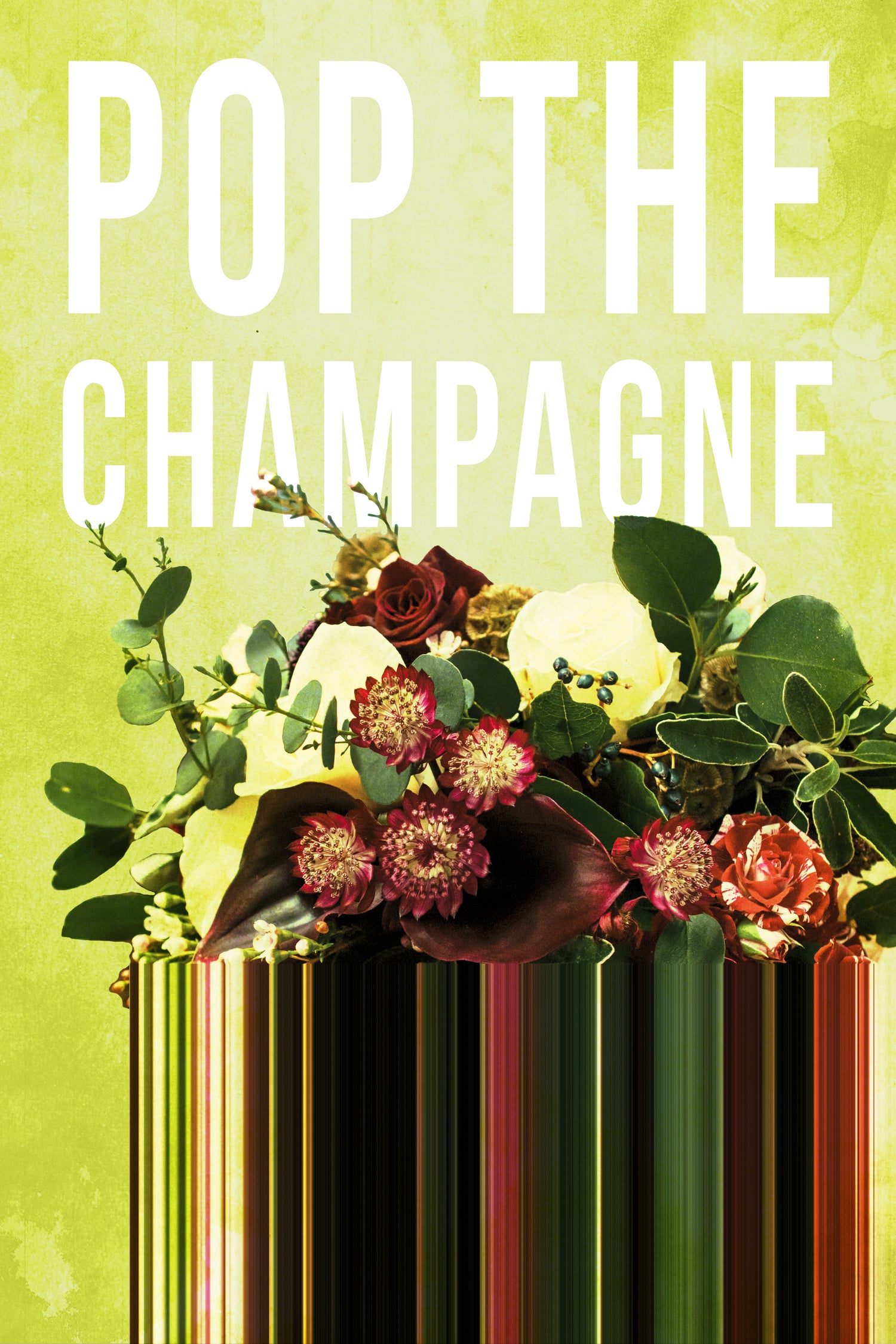 Pop the Champagne by Grace Patterson on GIANT ART - green photo manipulation