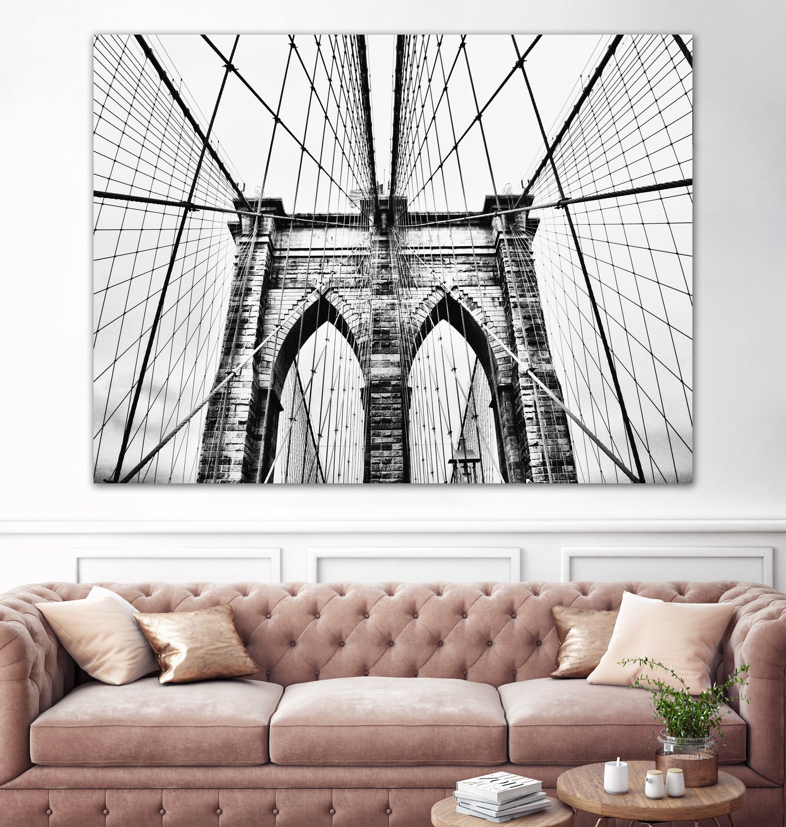 Brooklyn Bridge v by Haris Kavalla on GIANT ART - black photo manipulation