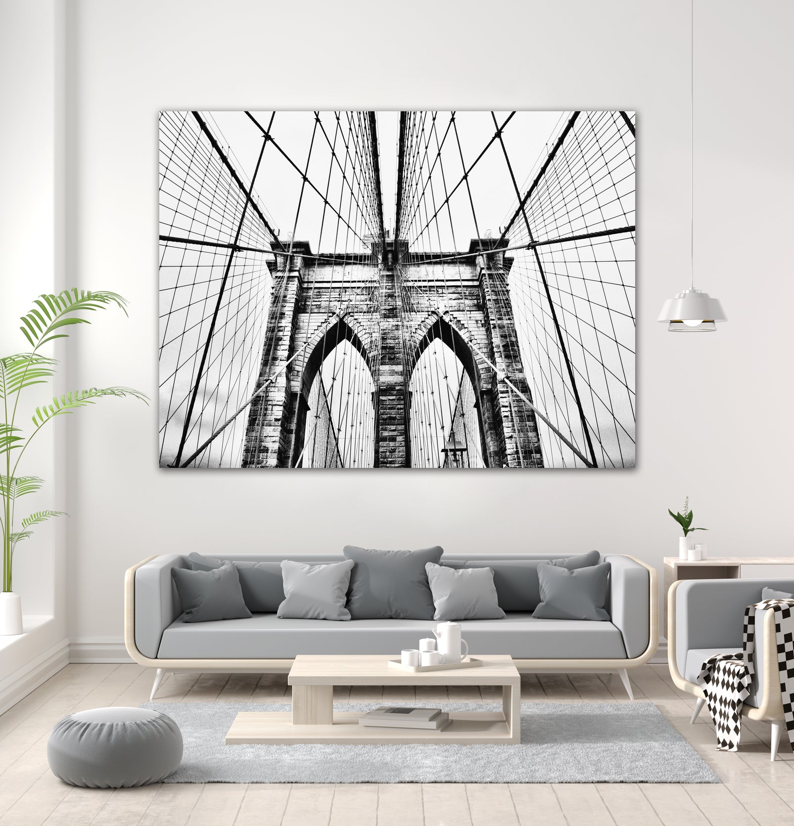 Brooklyn Bridge v by Haris Kavalla on GIANT ART - black photo manipulation