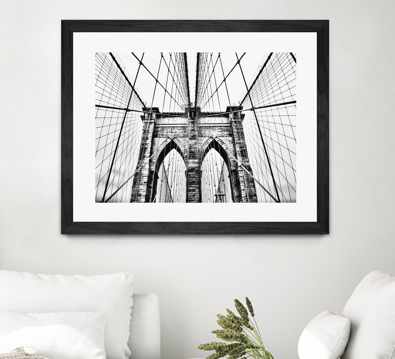 Brooklyn Bridge v by Haris Kavalla on GIANT ART - black photo manipulation