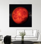 Super bloody Moon by Tenyo Marchev on GIANT ART - red 3d art