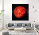 Super bloody Moon by Tenyo Marchev on GIANT ART - red 3d art