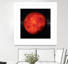 Super bloody Moon by Tenyo Marchev on GIANT ART - red 3d art