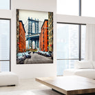 Dumbo New York by Haris Kavalla on GIANT ART - orange photo manipulation