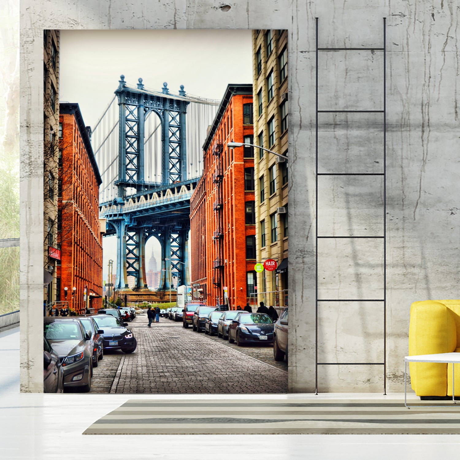 Dumbo New York by Haris Kavalla on GIANT ART - orange photo manipulation