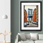 Dumbo New York by Haris Kavalla on GIANT ART - orange photo manipulation