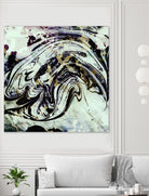 black gold marble by Haris Kavalla on GIANT ART - black digital painting