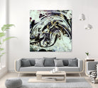 black gold marble by Haris Kavalla on GIANT ART - black digital painting