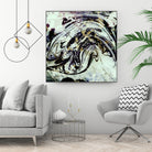 black gold marble by Haris Kavalla on GIANT ART - black digital painting