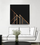 Marble Geometry 035 by Jelena Obradovic on GIANT ART - black vector illustration