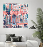 Downtown Funk by Insiyah Shahpurwalla on GIANT ART - orange photo illustration