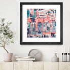 Downtown Funk by Insiyah Shahpurwalla on GIANT ART - orange photo illustration