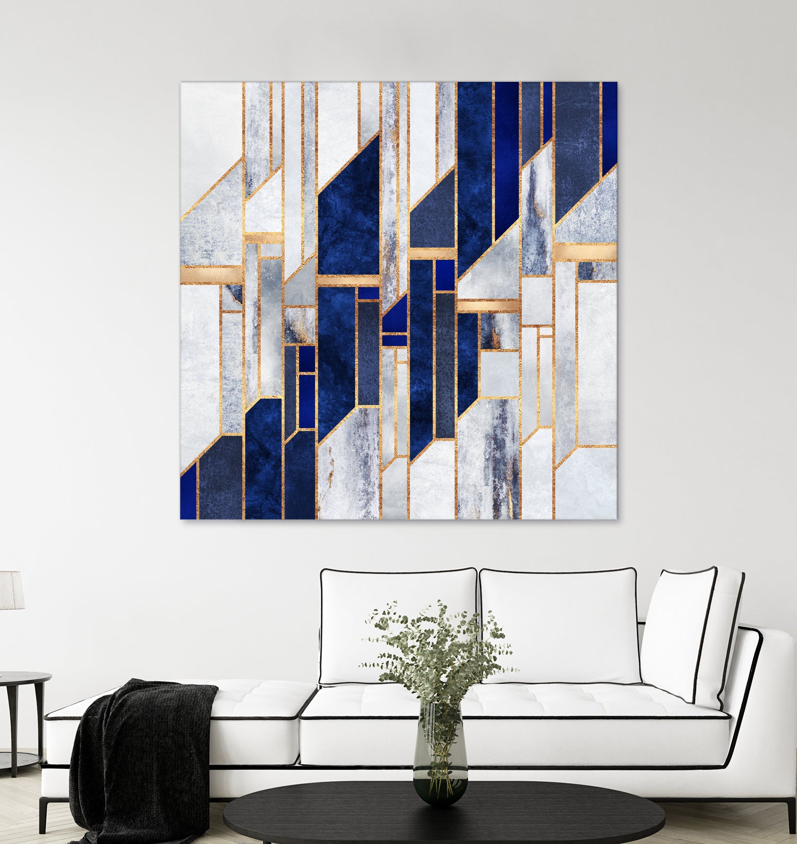 Blue Winter Sky by Elisabeth Fredriksson on GIANT ART - blue digital drawing