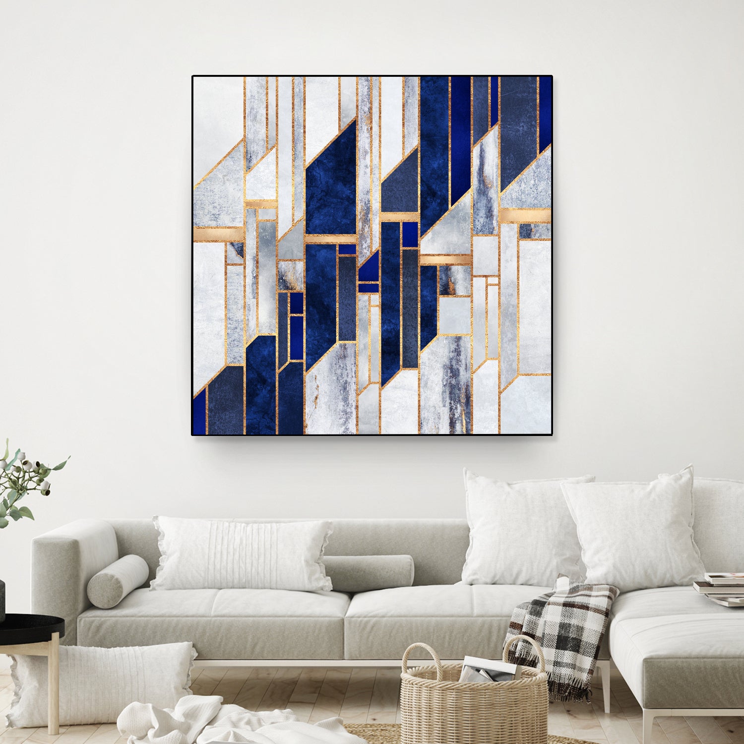 Blue Winter Sky by Elisabeth Fredriksson on GIANT ART - blue digital drawing