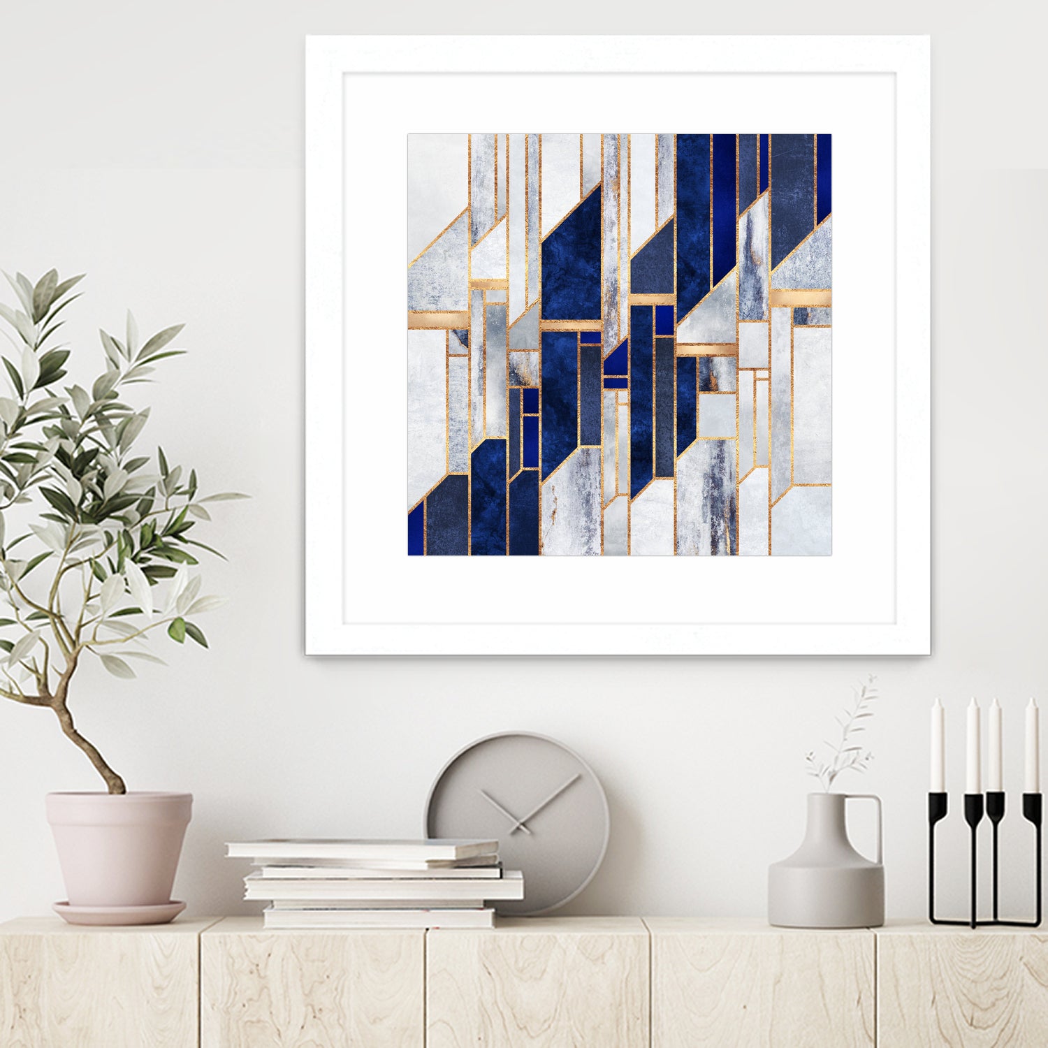 Blue Winter Sky by Elisabeth Fredriksson on GIANT ART - blue digital drawing