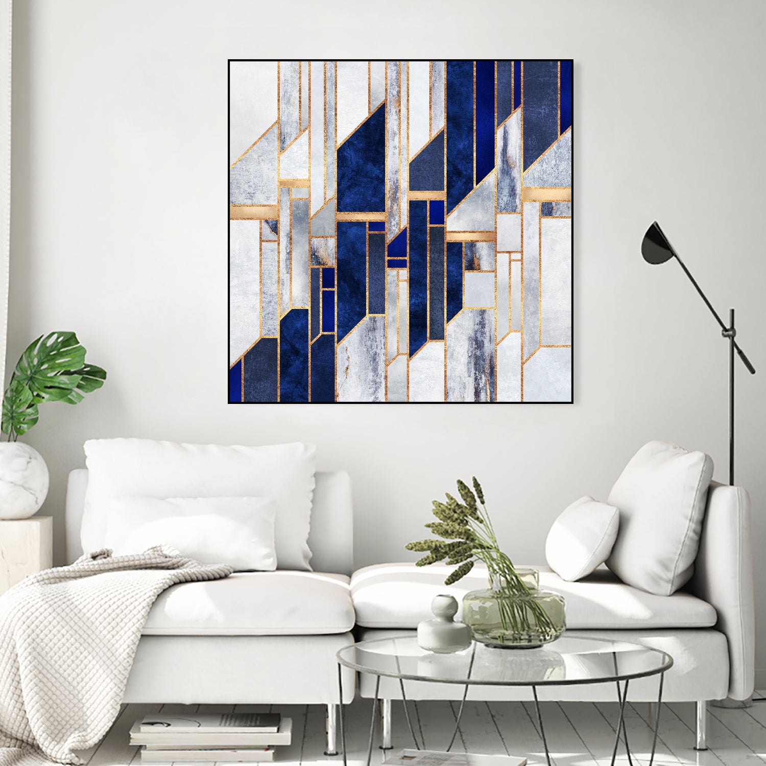 Blue Winter Sky by Elisabeth Fredriksson on GIANT ART - blue digital drawing