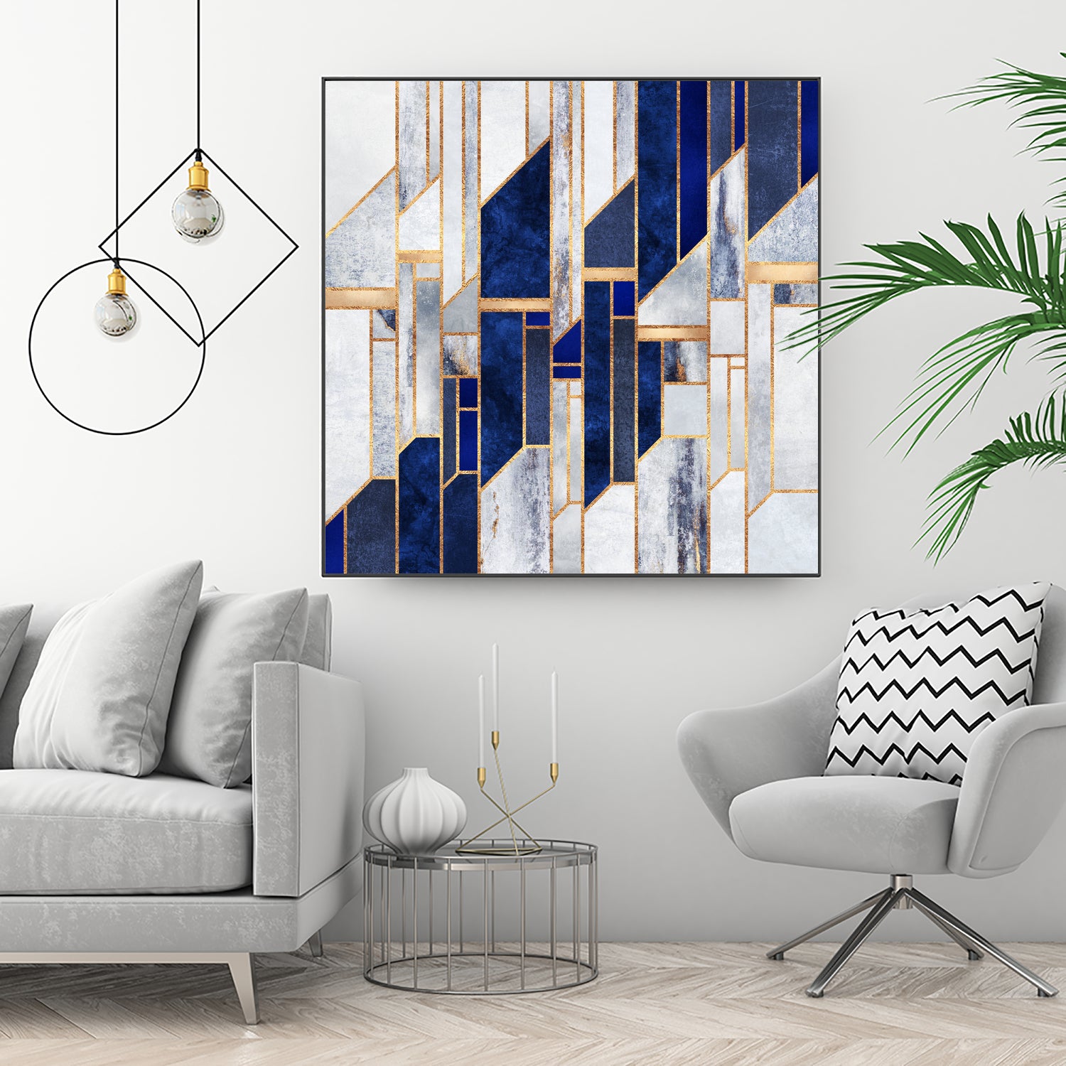 Blue Winter Sky by Elisabeth Fredriksson on GIANT ART - blue digital drawing