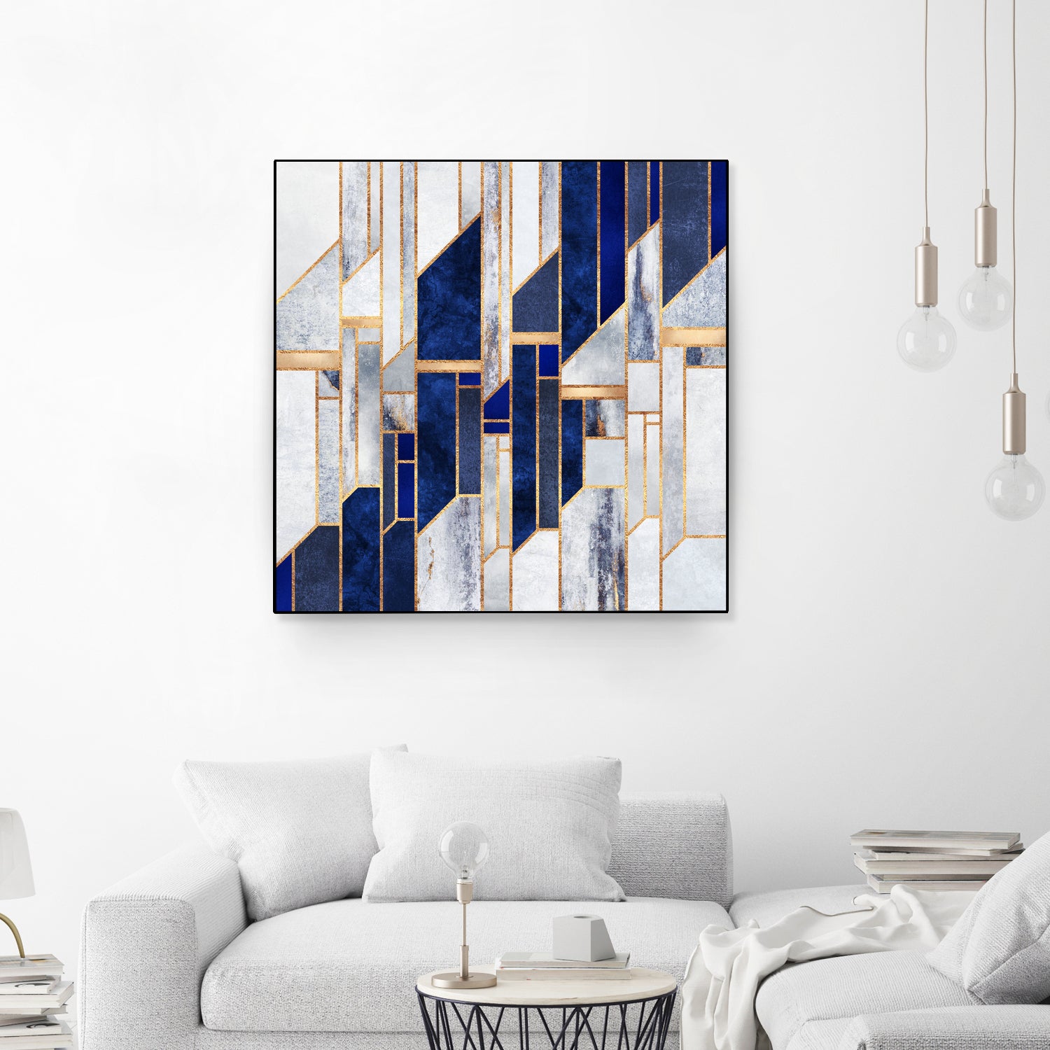 Blue Winter Sky by Elisabeth Fredriksson on GIANT ART - blue digital drawing