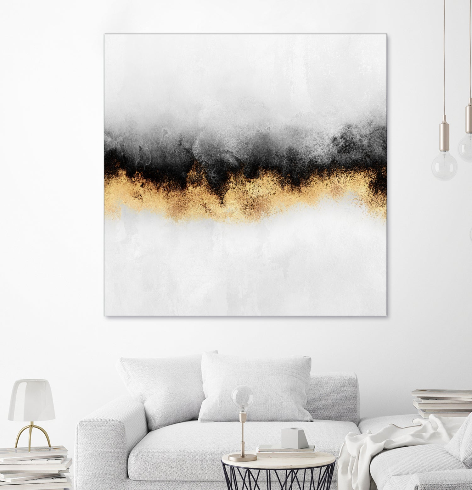 Sky 2 by Elisabeth Fredriksson on GIANT ART - gray mixed media